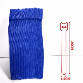 250 x bedruckte Klett-Kabelbinder Kabelkletts Klettbänd...