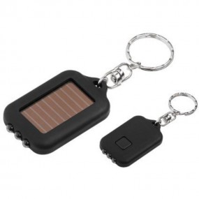LED-Solar Lampe 'Cabrio' aus Kunststoff mit Schlüsselke...