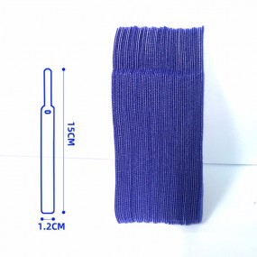 500 x bedruckte Klett-Kabelbinder Kabelkletts Klettbänd...