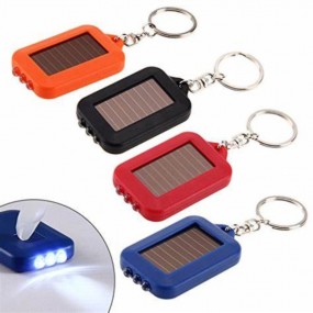 Solar LED Schlüsselanhänger bedruckt mit Ihrem Logo als...