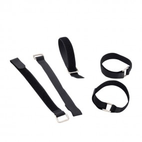 Kabel Klettbänder Klett Kabelbinder mit Metallöse mit e...